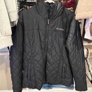 Columbia Women's Black Quilted Ski Jacket
